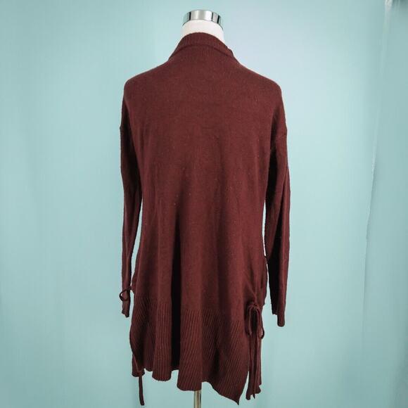 Disney Size Medium M Red Disney Princess Embroidered Patches Open Long Cardigan - Picture 6 of 10